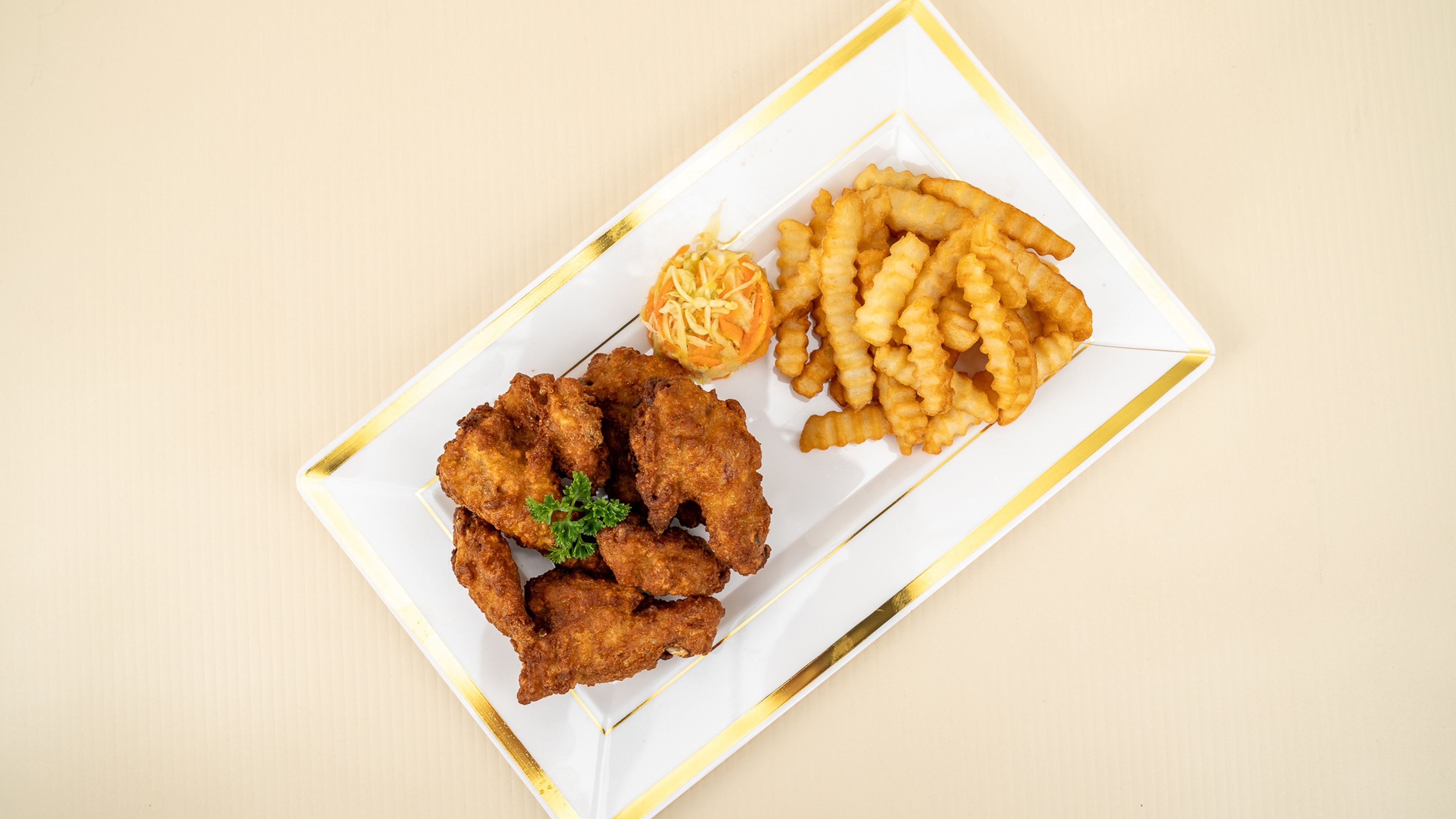 Caribbean Wings & Seasoned Fries