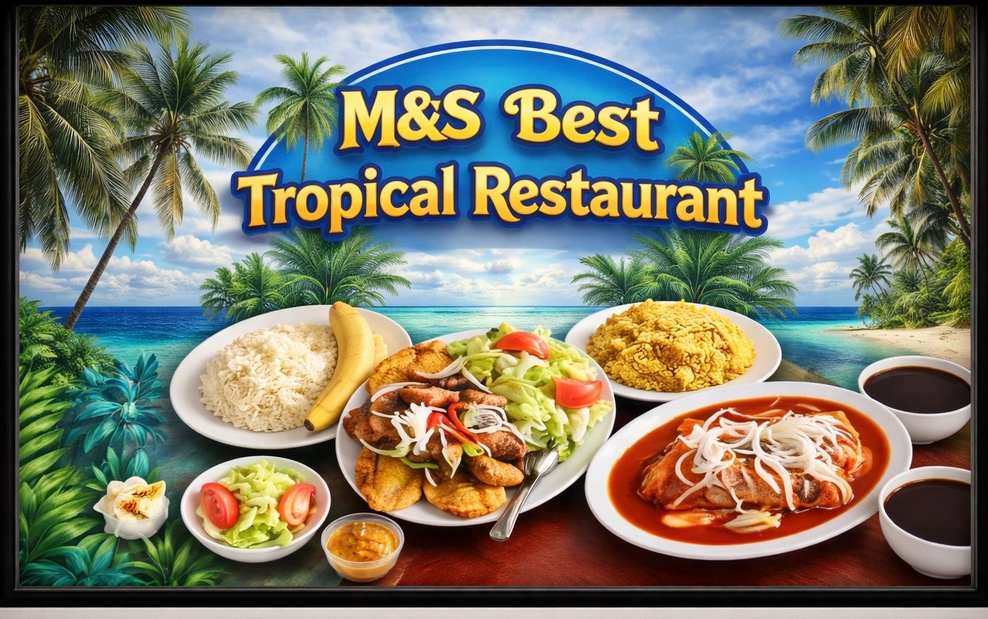 M&S Caribbean dishes